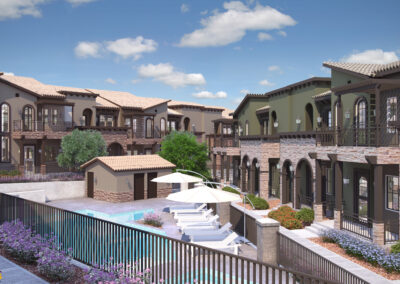 Brownstones at Providence Rendering